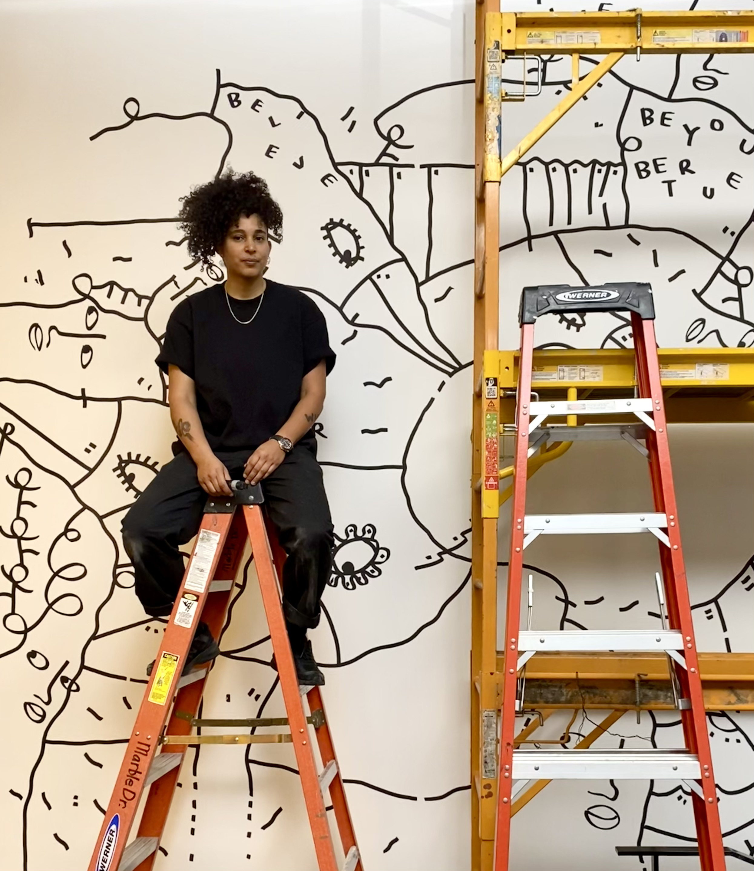 Shantell Martin studio
